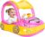 iGeeKid Inflatable Baby Pool Float with Canopy, Safty Seat for Infant Baby Swim Float Rings Car Shaped Swimming Pool Floaties for Babies Toddler Age of 18-36 Months (Pink)