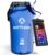 Earth Pak Waterproof Dry Bag – Roll Top Waterproof Backpack Sack Keeps Gear Dry for Kayak with Waterproof Phone Case