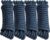 4 Pack 1/2″ x 15’ Boat Dock Lines for Boat & Pontoon, Premium Marine- Grade Double Braided Nylon Dock Line, Pre-Spliced with a 12″ Eyelet-Navy Blue,Boating Gifts for Men
