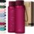 KIVY Slim Water Bottle 50oz with Leakproof Flip Lid [Lightweight & Shatterproof] Fits Backpack & Cupholder for Travel, Sports, School – Extra large water bottle no straw – 1.5 Liter water bottles