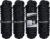 Amarine Made 1/2″ x 25′ Dock Lines, 4 Pack Boat Dock Lines for Boat, Double Braided Boat Lines with Loop Docking, Black Dock Line with 12″ Eyelet
