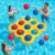 MoKo Pool Water Toys Tic-Tac-Toe Games Set, Inflatable Floats Toy with 10 Balls, Pool Games for Family Party Outdoor Beach Adults Teens Kids 2-10 Players